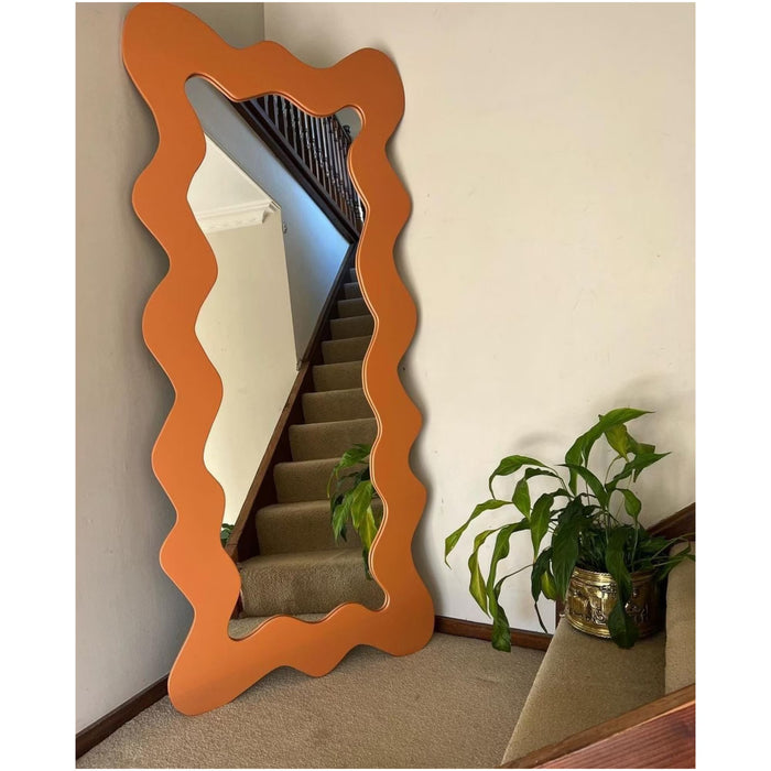 Wavy Full-Length Mirror | Unique Design