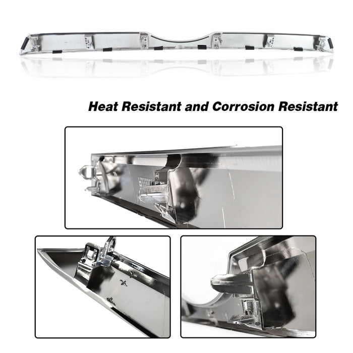 Front Bumper Lower Grille+Chrome Strip Trim Set for 14-20 Toyota 4Runner Limited
