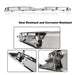 Front Bumper Lower Grille+Chrome Strip Trim Set for 14-20 Toyota 4Runner Limited
