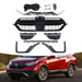 Fits 2020-2022 Honda CRV Front Grille Headlight Trim Fog Light Bracket Set 11Pcs