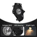 For 2019-2021 Toyota RAV4 Front Upper Lower Grille Bumper Fog Lights Valance Set