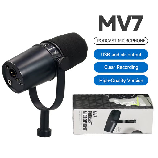 Shure MV7 USB/XLR Dynamic Mic