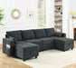 Modular Sectional Sofa Set with Storage: Velvet Comfort