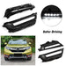 Front Guard Upper Honeycomb Grille Fog Lights Suit for 2017 2018 Honda CR-V CRV