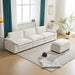 Modern L-Shaped Sectional Sofa: Cloud-Like Comfort