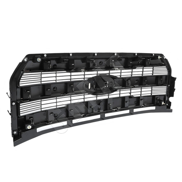 For 2015-2017 Ford F150 F-150 Front Upper Grille Grill W/O Camera Chrome