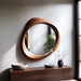 Asymmetrical Wall Mirror | Wooden Frame