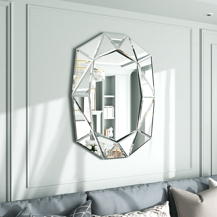 Vanity Wall Mounted Mirror Beveled Edge