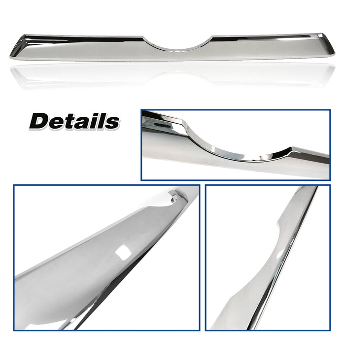 Front Bumper Lower Grille+Chrome Strip Trim Set for 14-20 Toyota 4Runner Limited