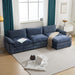 Modern L-Shaped Sectional Sofa: Cloud-Like Comfort