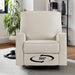 Swivelling Rocking Recliner with High Back, Deep Seat, Beige