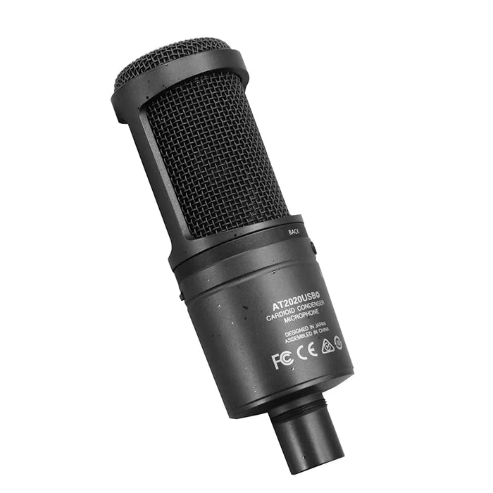 AT2020USB+ Cardioid Condenser USB Microphone, with Built-In Headphone Jack & Volume Control,For Live/Studio/Digital Recording