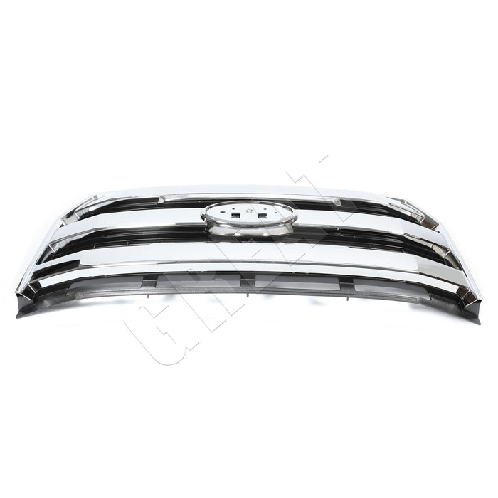 For 2015-2017 Ford F150 F-150 Front Upper Grille Grill W/O Camera Chrome
