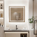 Square LED Bathroom Wall Mirror