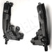 Front Upper Lower Grille LED Fog Lights for 2017 2018 2019 Toyota Corolla SE XSE