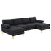 Modern U-Shaped Sectional Sofa with 2 Chaise Lounges