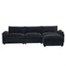 Modern L-Shaped Sectional Sofa: Cloud-Like Comfort