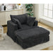 Oversized Modular Sectional Sofa with Movable Ottoman