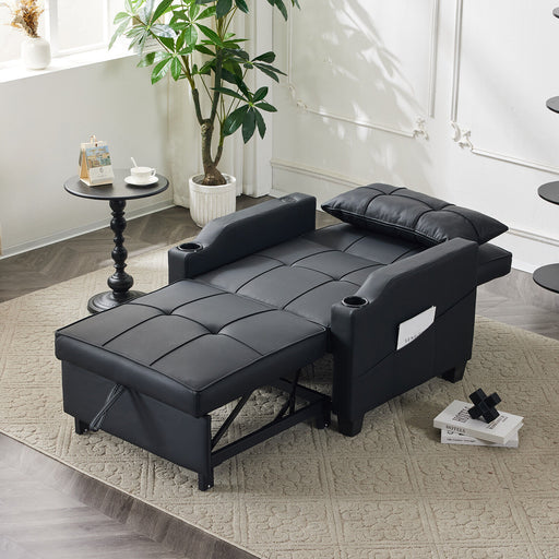 Adjustable 3-in-1 Sofa Bed with USB & Type-C Chargi