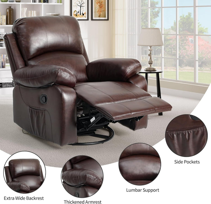 Oversized Rocking Recliner with Heat