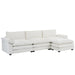 Modern L-Shaped Sectional Sofa: Cloud-Like Comfort