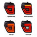LED Tail Lights Rear Lamps Assembly for 2010-2022 Toyota 4Runner (Smoke Lens)