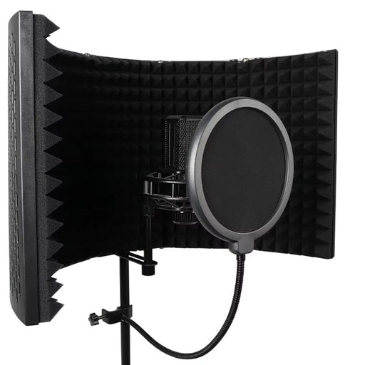 5 Panel Mic Isolation Shield Studio