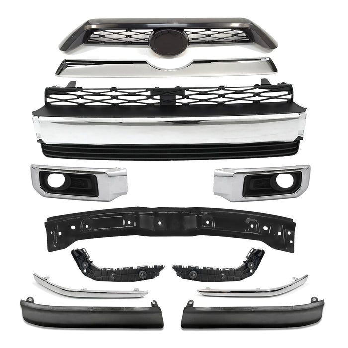 For 2014-2019 Toyota 4Runner Limited Front Bumper Grille Assembly Body Kits
