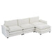 Modern L-Shaped Sectional Sofa: Cloud-Like Comfort