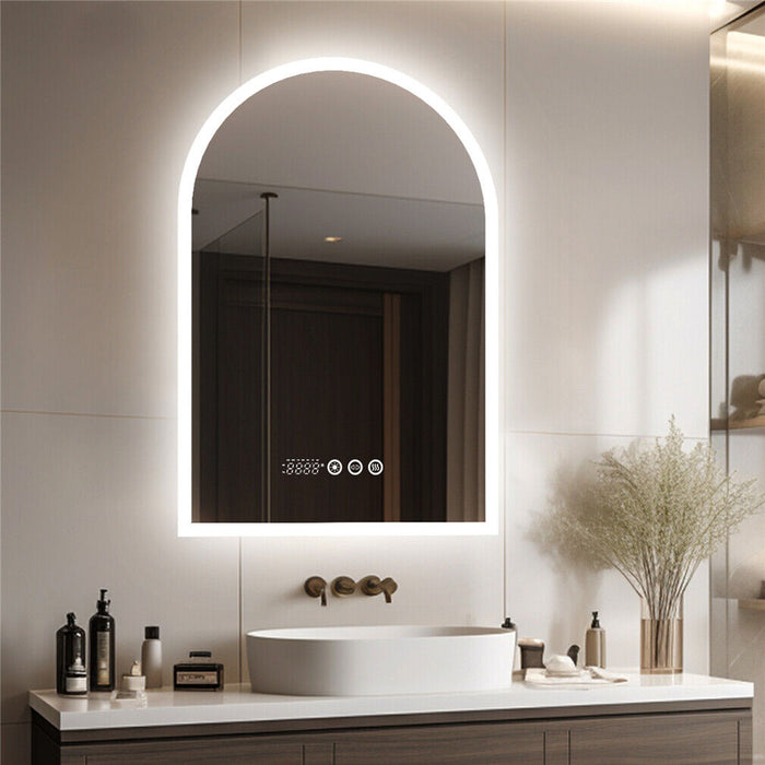 Arched Anti-Fog Bathroom Mirror 