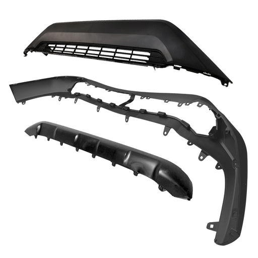 For 2019-2021 Toyota RAV4 Front Bumper Lower Grille+Valance Panel