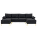 Modern U-Shaped Sectional Sofa with 2 Chaise Lounges