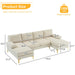 Modern U-Shaped Sectional Sofa with 2 Chaise Lounges