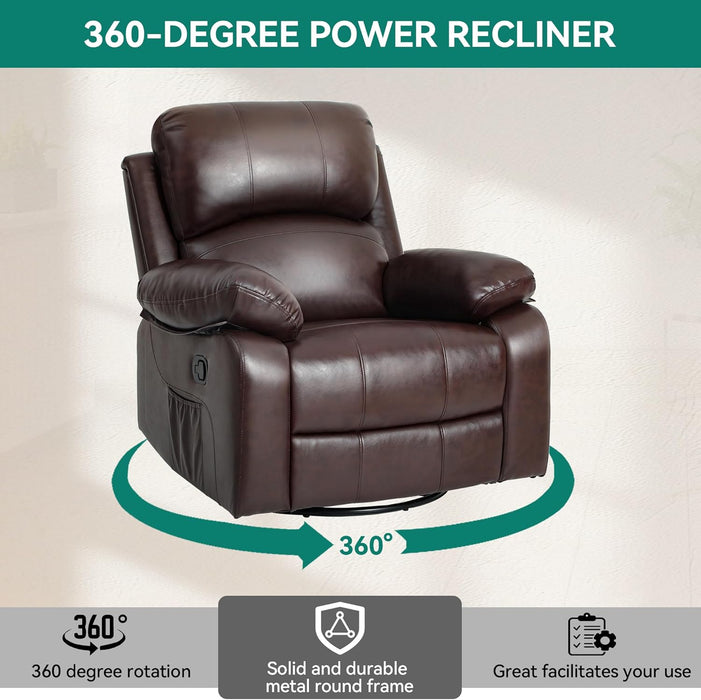 Oversized Rocking Recliner with Heat