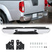 Rear Step Bumper Chrome Assembly W/O Sensor Holes for 2005-2021 Nissan Frontier