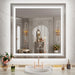 Square LED Bathroom Wall Mirror