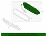 2019 2020 2021 Ford Transit Connect Front Grille W/O Chrome Molding Trim