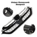 Front Guard Upper Honeycomb Grille Fog Lights Suit for 2017 2018 Honda CR-V CRV