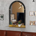 Arch Wall Mirror Bathroom Mirror W/ Shelf Living Room Entryway Decorative Mirror