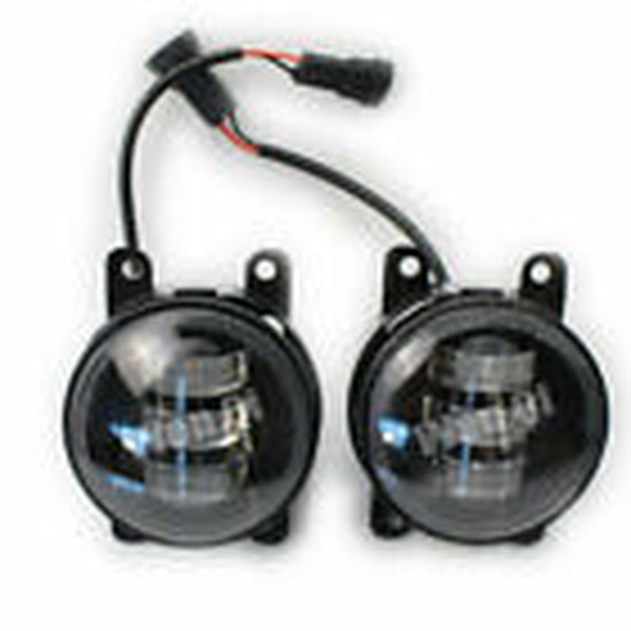 LED Fog Lights & Covers Daytime Running Light DRL for 2015-2017 Subaru WRX STI