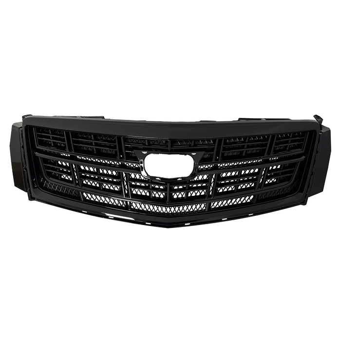 Fit 2013-2017 Cadillac XTS Front Bumper Black Upper Grille Lower Grill 2PCS