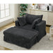 Oversized Modular Sectional Sofa with Movable Ottoman