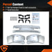 Front Bumper Face Bar Chrome for 2013-2018 Ram 1500 2019-2024 Ram 1500