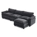 Modern L-Shaped Sectional Sofa: Cloud-Like Comfort