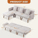 3-Seat Convertible Sofa Bed: Versatile Living Room Solution