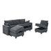 Modular Sectional Sofa Set with Storage: Velvet Comfort