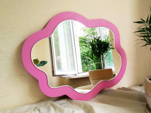 Wavy Cloud Mirror | Unique Wall Decor