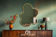 Large Squiggle Mirror | Unique Wall Decor