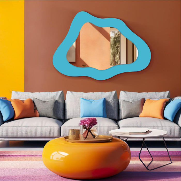 Wavy Wall Mirror | Colorful & Unique