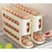 Automatic Rolling Egg Holder for Fridge Door Storage